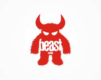 Beast Media 野兽媒体公司标志设计欣赏