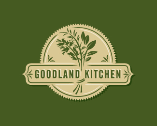 Goodland Kitchen 古德兰厨房标志设计欣赏