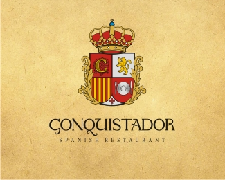 征服者-西班牙餐厅logo设计欣赏