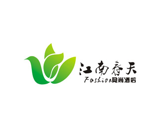 江南春天酒店logo设计欣赏