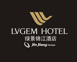 绿景锦江酒店logo设计欣赏