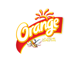 黄河啤酒-鲜橙汁标志设计欣赏