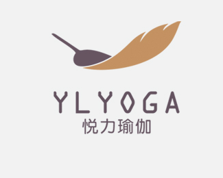 悦力瑜伽logo设计欣赏