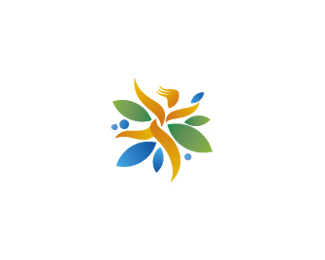 朝园花卉中心logo设计欣赏