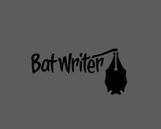 Bat Writer 标志设计欣赏