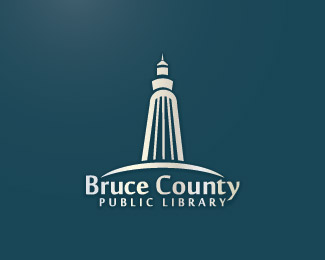 Bruce County 公共图书馆logo设计欣赏