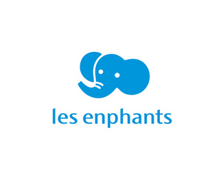 丽婴房(Les enphants)标志logo设计