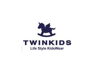 小木马(TWINKIDS)标志logo设计