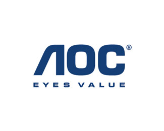 冠捷(AOC)标志logo设计