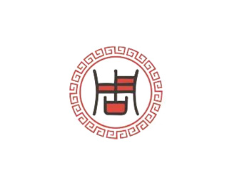 老周红木标志logo设计