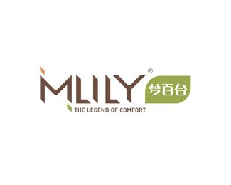 梦百合(MLILY)标志logo设计