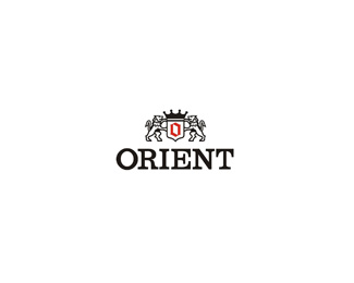 东方双狮(ORIENT)标志logo设计