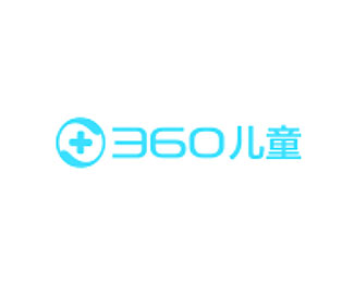 360儿童标志logo设计
