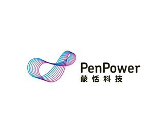 蒙恬(Penpower)标志logo设计