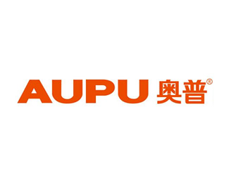 奥普集成灶(AUPU)标志logo设计