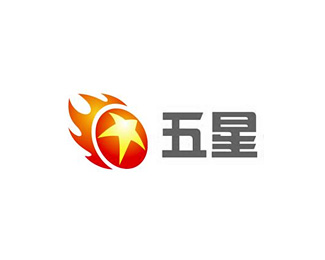 五星太阳能标志logo图片