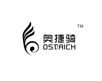 奥捷骑(OSDRICH)标志logo设计
