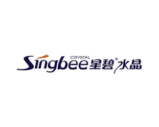 星碧水晶(Singbee)标志logo设计