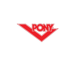 波尼(PONY)标志logo设计