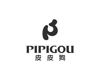 皮皮狗(PiPiGOU)标志logo设计