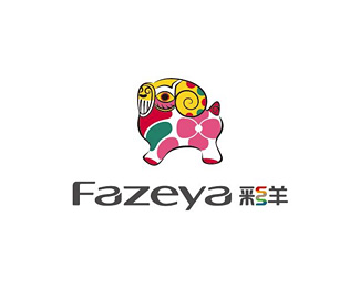 彩羊(Fazeya)标志logo设计