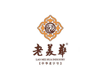 老美华标志logo图片