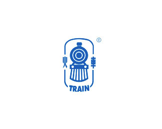 火车头(Train)标志logo图片