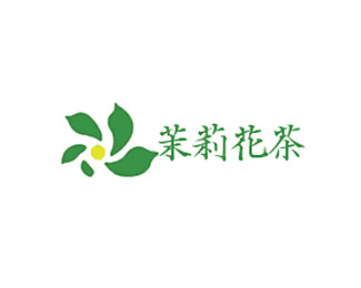 茉莉花茶标志logo设计