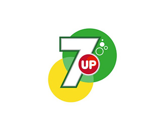 七喜(7-UP)标志logo设计