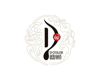 迪彩(Dcolor)标志logo设计