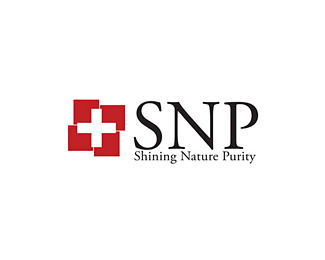 爱神菲(SNP)标志logo设计