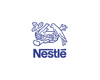 瑞士雀巢(Nestle)标志logo设计
