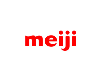 日本明治(meiji)标志logo设计