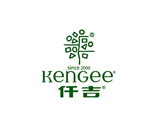 仟吉(KenGee)标志logo设计