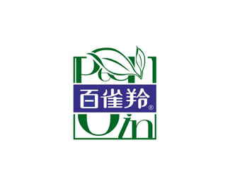 中国百雀羚(Pechoin)标志logo设计