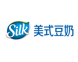 Silk美式豆奶标志logo设计