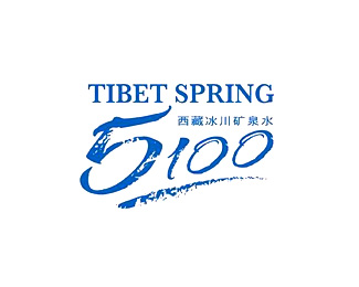 5100西藏冰川企业logo标志