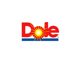 都乐(Dole)标志logo设计