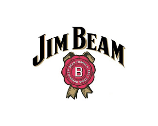 占边(Jim Beam)标志logo设计
