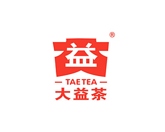 大益茶(TAETEA)标志logo设计