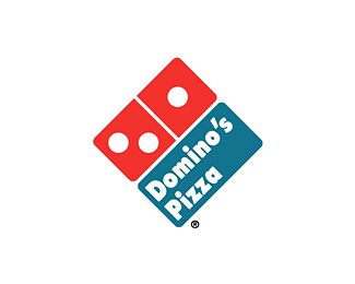 达美乐(Domino's)标志logo设计