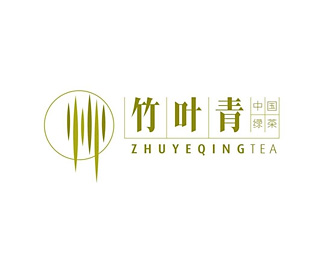 竹叶青(ZHUYEQING)企业logo标志