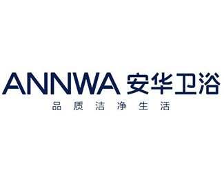 安华卫浴(annwa)企业logo标志