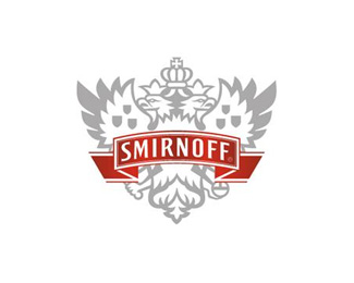 斯米诺(Smirnoff)企业logo标志