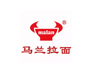 马兰拉面(Malan)标志logo图片