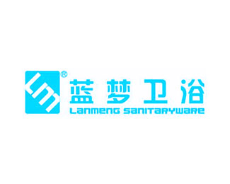 蓝梦(LanMeng)标志logo设计