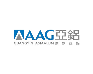 亚铝(AAG)标志logo设计