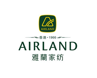 雅兰家纺(AIRLAND)标志logo设计