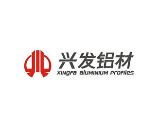 兴发(XINGFA)标志logo设计