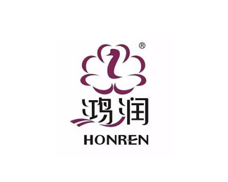 鸿润(HONREN)企业logo标志